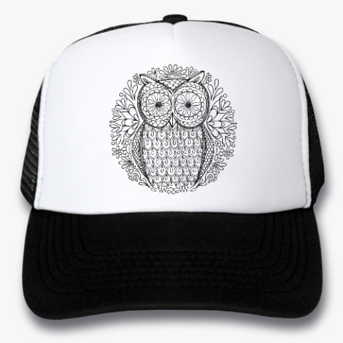 Кепка-тракер с принтом Сова