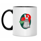 Кружка двухцветная