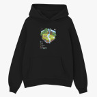 Толстовка худи оверсайз