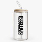 Банка с бамбуковой крышкой