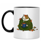 Кружка двухцветная