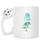 Кружка с футбольным мячиком