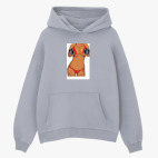 Толстовка худи оверсайз