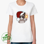 Женская футболка органик