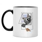 Кружка двухцветная