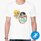 Мужская спортивная футболка