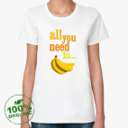 Женская футболка органик