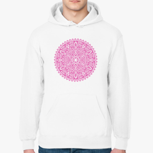 Толстовка худи с принтом Мандала