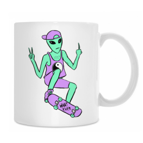 Кружка Alien Skate