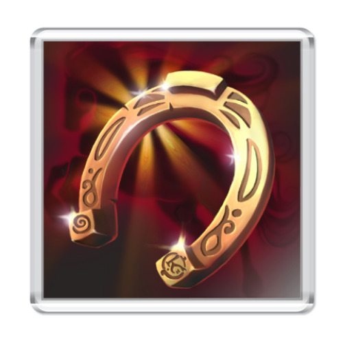 Магнит с принтом  'Подкова'