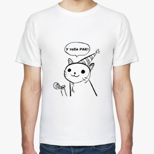 Футболка с принтом Пати-кот