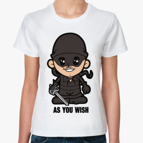 Классическая футболка с принтом  Ужасный Пират Робертс (Принцесса-невеста)