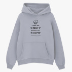 Толстовка худи оверсайз