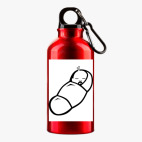 Металлическая бутылка 400 мл UV-DTF