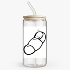 Банка с бамбуковой крышкой