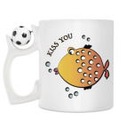 Кружка с футбольным мячиком