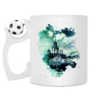 Кружка с футбольным мячиком