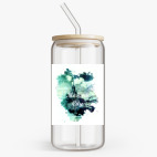 Банка с бамбуковой крышкой