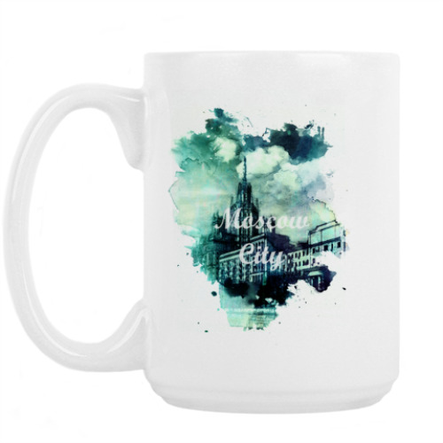 Кружка с принтом Москва