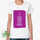 Женская футболка органик