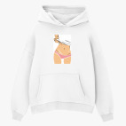 Толстовка худи оверсайз