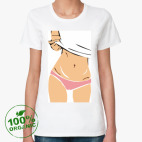 Женская футболка органик