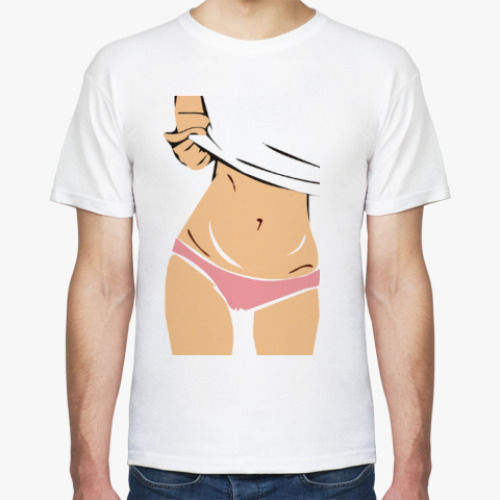 Футболка с принтом Секси тело