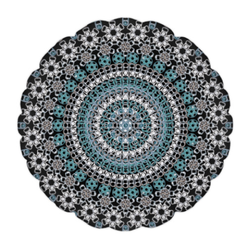 Подушка с принтом Жестяной орнамент