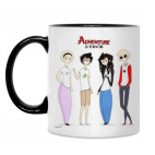 Кружка двухцветная