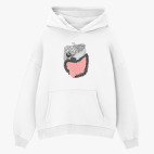 Толстовка худи оверсайз