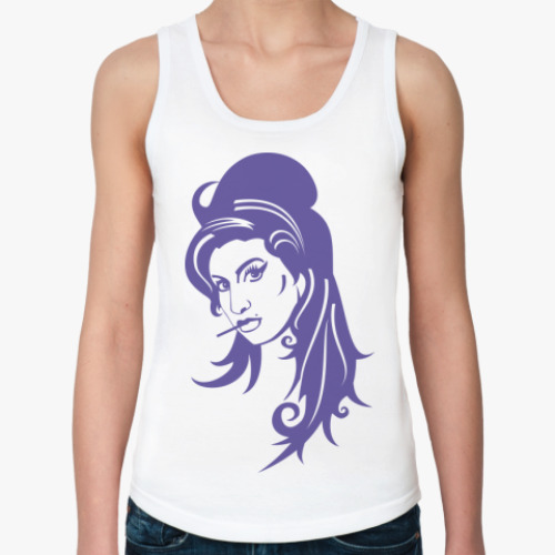 Женская майка с принтом Amy Winehouse