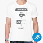 Мужская спортивная футболка