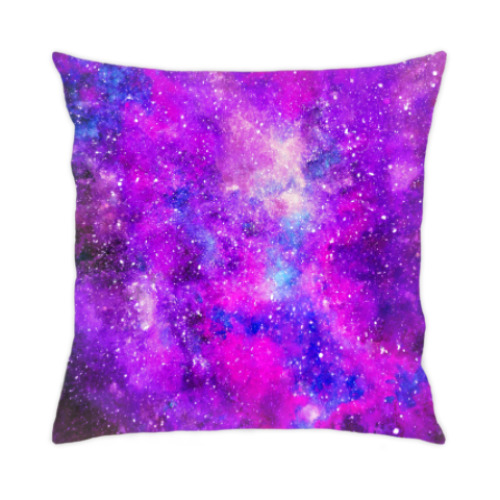 Подушка с принтом Space Anime Girl