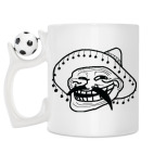 Кружка с футбольным мячиком