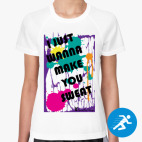 Женская спортивная футболка