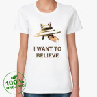 Женская футболка органик