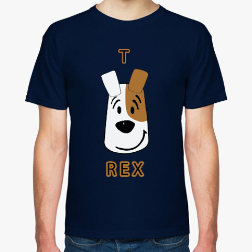 Футболка с принтом Т-Рекс