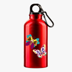 Металлическая бутылка 400 мл UV-DTF