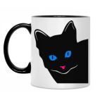 Кружка двухцветная