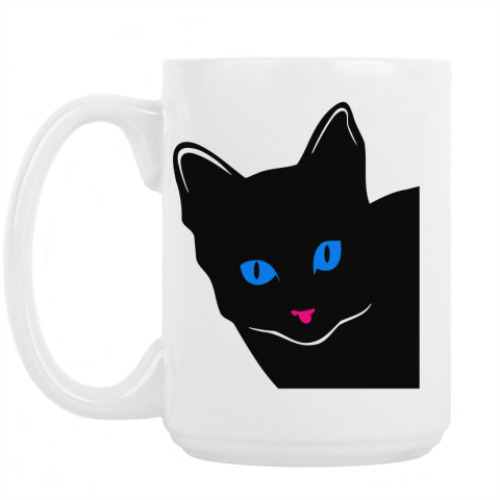 Кружка с принтом Кот