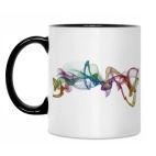 Кружка двухцветная