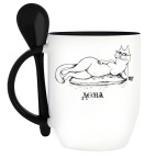 Кружка с ложкой