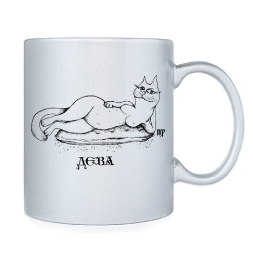 Кружка с принтом Дева