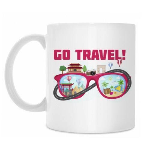 Кружка с принтом Автостоп