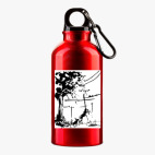 Металлическая бутылка 400 мл UV-DTF