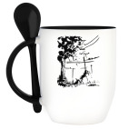 Кружка с ложкой