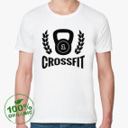 Кроссфит логотип с гирей