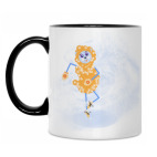 Кружка двухцветная