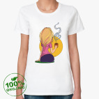 Женская футболка органик