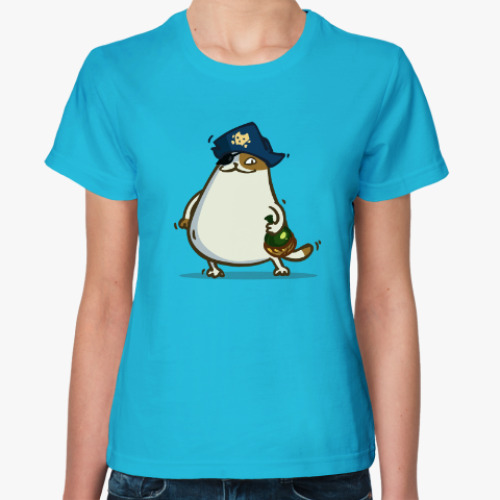 Женская футболка с принтом Пятничный Котик №21